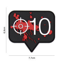 Headshot 10 / Patch 3D PVC