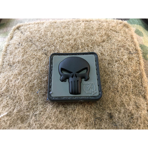 JACKETS TO GO Patch PUNISHER ACE OF SPADES Velcro GLOW IN THE DARK