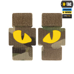 Cat Eyes Lasercut Patch, multicam, yellow-gid...