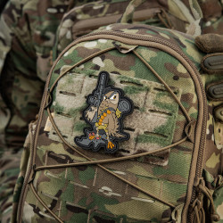 Combat Owl Patch, fullcolor, 3d Rubber Patch, M-Tac