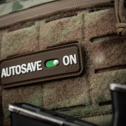 Autosave Patch, coyote, 3d Rubber Patch, M-Tac