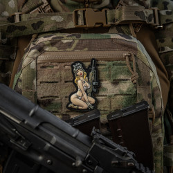 Tactical Pinup Girl Patch, Bikini mc,  3d Rubber Patch, M-Tac