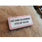 JTG  NO ONE IS COMING  Patch, gid , JTG 3D Rubber Patch