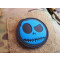 JTG Big Nightmare Smile, Patch, blue gid (blue glow in the dark), JTG 3D Rubber Patch