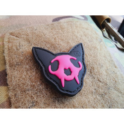 JTG micro Nightmare Skull Cat Patch Nr.1, pinkgid (pink...