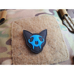 JTG micro Nightmare Skull Cat Patch Nr.1, bluegid (blue...