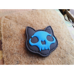 JTG micro Nightmare Skull Cat Patch Nr.2, bluegid...